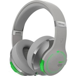 Edifier Hecate G5BT draadloze gamingheadset, intrekbare dubbele microfoon ENC, over-ear hoofdtelefoon, zachte vorm oorkussens, Hi-Res audio, H+ geluid, RGB-licht