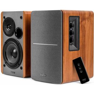 Edifier - R1280T - Boekenplankluidsprekers - Bruin - Hout