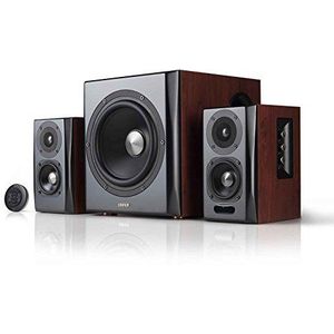Edifier - S350DB - HiFi Luidsprekers - Bruin - Zwart - 2.1-systeem