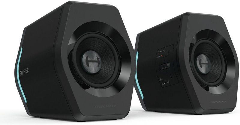 G2000 - Gamingspeakers - Zwart - Composietvezel - Hi-fi Geluidskwaliteit
