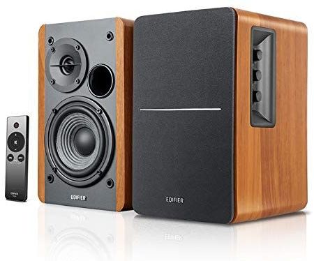 Edifier R1280Ts Rekluidspreker - Stereo Monitor Active Near Field 2.0 - Luidspreker Studio Monitor - 42 Watt RMS met subwooferuitgang - Buitenhoes van hout
