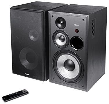 Edifier R2850DB Black Active 2.0 boekenplankluidsprekers, zwart