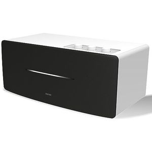 Edifier D12 compact stereo luidsprekersysteem (70W) met Bluetooth 5.0 en infrarood afstandsbediening - perfect voor eetkamer, keuken en werkplek.,Wit