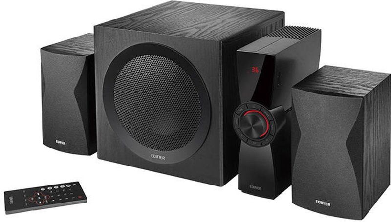 Edifier - CX7 - PC-luidspreker - Zwart - Houten Behuizing - Bluetooth 5.0