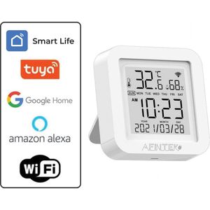 Smart Life WiFi Thermometer / Hygrometer Inclusief Datum & Tijd - USB-versie