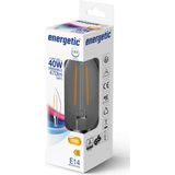 Energetic - LED Kaarslamp B35 E14 4.2W - Helder - Dimbaar - Warm Wit