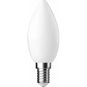 Energetic LED Filament kaarslamp B35 E14 4,8W 2700K 230V - Mat - Dimbaar - Warm Wit