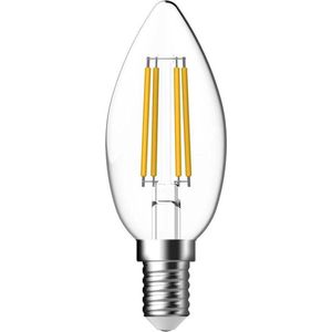 Energetic Led C35 Fil 4W 470Lm 2700K Clear E14 Box 35mm