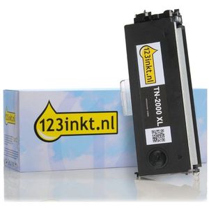 123inkt huismerk vervangt Brother TN-2000 XL toner zwart hoge capaciteit
