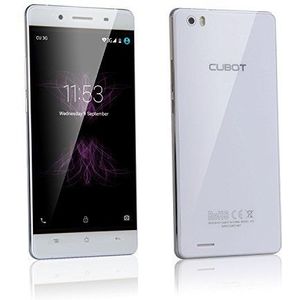 CUBOT X16 Quad Core Android 5.1 Lolli OS LTE/FDD/4G ontgrendeld (Dual Camera, Dual SIM, Dual Standby, Ondersteuning 2G en 3G band) wit