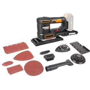 WORX WX820.9 multifunctionele schuurmachine – elektrische 20V schuurmachine – compatibel met PowerShare – zonder accu & oplader