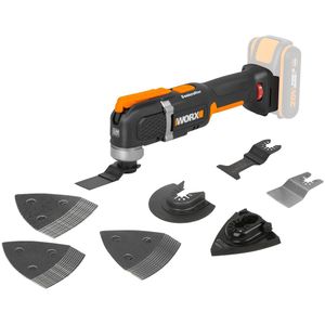 Worx - WX696.9 - Accu-Multifunctioneel Gereedschap - Inclusief Accessoires