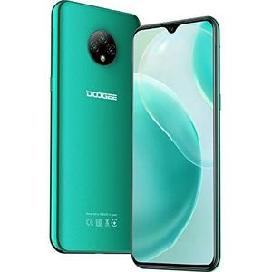 DOOGEE X95 Pro, 4G/32 GB, 6,52 inch, drievoudige camera 13 MP + 5 MP, Android 10.0, DualSIM, 4350 mAh, groen