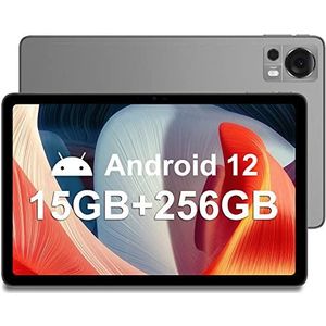 Doogee Android 12 tablet met aanraakscherm, 4G LTE, 5G WiFi, 16 MP camera, 8300 mAh batterij, octa-core (4G, 10.40", 256 GB), Tablet