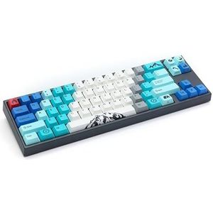 Varmilo VEA87 Summit R1 TKL Gaming Tastatur, MX-Silent-Red, weiße LED - US Layout