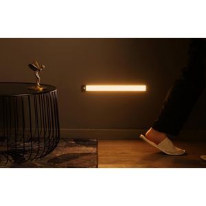 Yeelight kastverlichting met motionsensor - oplaadbaar - 90 lumen- zilver- 40cm