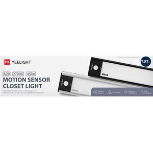 Onderbouwlamp - LED - Zwart - 1.2 W - Warm Wit Licht