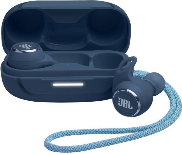 JBL Reflect Aero - Volledig Draadloze Oordopjes Met Noise Cancelling - Blauw