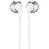 JBL T205 - Oordopjes - Zilver - Bedraad - In-ear - Geïntegreerde Microfoon