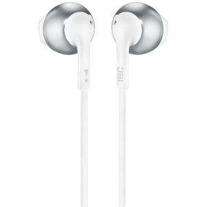 JBL T205 - Oordopjes - Zilver - Bedraad - In-ear - Geïntegreerde Microfoon