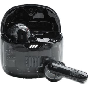 JBL Tune Flex Ghost Kopfhörer – Wasserfeste In-Ear-Kopfhörer mit Noise-Cancelling, Bluetooth und bis zu 32 Stunden Akkulaufzeit – Schwarz (Black Ghost)