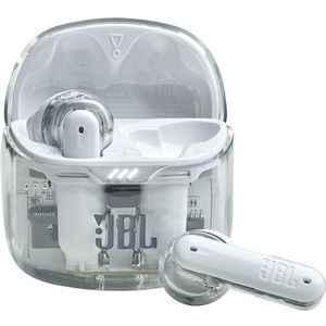 JBL - Tune Flex Ghost - Draadloze Oordopjes - Wit - Noisecancelling
