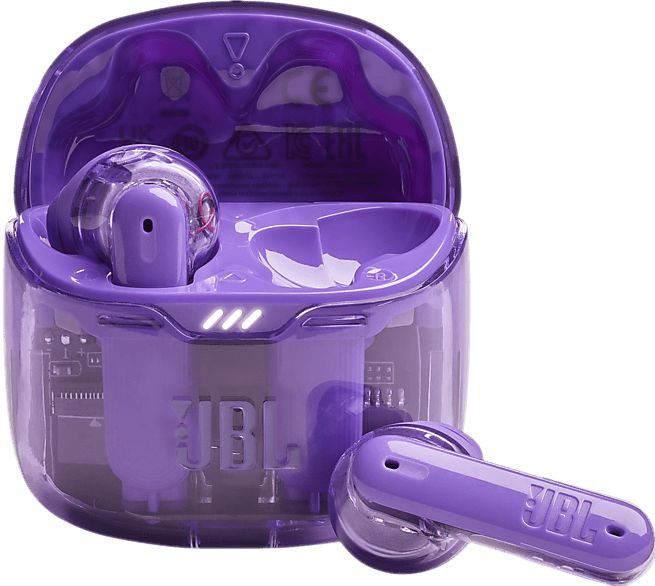 JBL - Tune Flex Ghost - Draadloze Oordopjes - Paars - Comfortabel