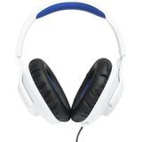 JBL - Quantum 100 - Headset - Wit/blauw - Multiplatform