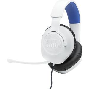 JBL - Quantum 100 - Headset - Wit/blauw - Multiplatform