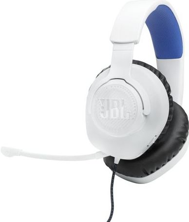 JBL - Quantum 100 - Headset - Wit/blauw - Multiplatform