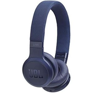 JBL LIVE 400BT draadloze on-ear hoofdtelefoon in blauw - Bluetooth oortelefoon met tot 24 uur looptijd & Alexa-integratie - muziek luisteren en bellen onderweg