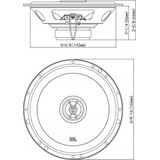 JBL - Stage2 624 - Autospeaker - Rond - 240 W - 2 Stuk