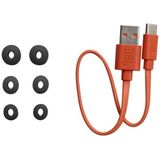 JBL Wave Buds, draadloze in ear oordopjes met IP54 en IPX2 waterdichtheid, krachtige bas en batterijduur van 32 uur, in zwart