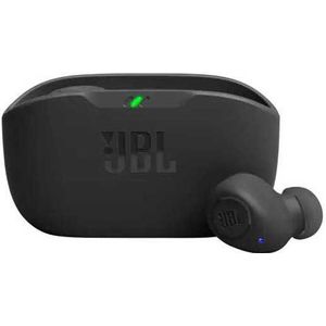 JBL Wave Buds – Kabellose In-Ear Ohrhörer mit IP54 und IPX2 Wasserdichtigkeit – Kraftvoller Bass und 32 Stunden Akkulaufzeit – Schwarz