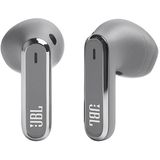 JBL LIVE Flex Draadloze NC Oordopjes - Draadloos Opladen - Volledige Touch - Zilver