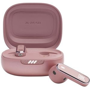 JBL Live Flex - Draadloze Oordopjes - Roze - Batterijduur tot 40 Uur