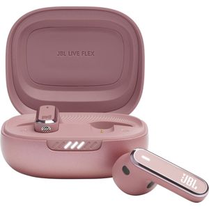 JBL LIVE Flex Draadloze NC Oordopjes - Draadloos Opladen - Volledige Touch - Roze