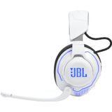 JBL - Quantum 910P - Draadloze Gaming Headset - Wit/Blauw - Bluetooth/2.4GHz USB