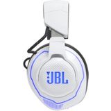 JBL - Quantum 910P - Draadloze Gaming Headset - Wit/Blauw - Bluetooth/2.4GHz USB