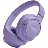 JBL Tune 720BT draadloze on-ear koptelefoon in paars - Met JBL Pure Bass Sound, Bluetooth 5.3, handsfree bellen, audiokabel en 76 uur batterijduur
