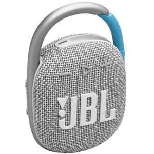 JBL Clip 4 Eco Wit - Draagbare Bluetooth Mini Speaker