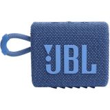 JBL Go 3 Eco Blauw - Draadloze Bluetooth Mini Speaker