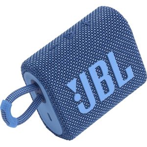 JBL Go 3 Eco Blauw - Draadloze Bluetooth Mini Speaker