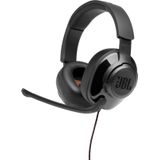 JBL Quantum 200 - bekabelde gaming-headset met Quantum Signature JBL Sound - omgevingsruisonderdrukking microfoon - compatibel met meerdere platforms - kleur: zwart