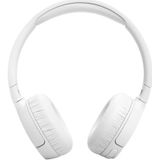 JBL Tune 670 NC Headset Bedraad en draadloos Hoofdband Oproepen/muziek USB Type-C Bluetooth Wit
