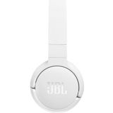 JBL Tune 670 NC Headset Bedraad en draadloos Hoofdband Oproepen/muziek USB Type-C Bluetooth Wit