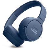 JBL Tune 670NC Draadloze hoofdtelefoon voor op de oren, Bluetooth 5.3, batterijlevensduur tot 70 uur, adaptieve ruisonderdrukking, blauw