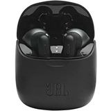 JBL Tune 225 TWS ; Draadloze bluetooth oordopjes met een batterijduur van 25 uur, inclusief oplaadcase, in zwart