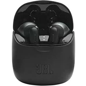 JBL Tune 225 TWS ; Draadloze bluetooth oordopjes met een batterijduur van 25 uur, inclusief oplaadcase, in zwart