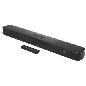 JBL Bar 5.0 Multibeam soundbar speaker met surround sound, Dolby Atmos, stevige bas zonder aparte subwoofer, Chromecast built-in™, AirPlay en Alexa Multi-Room-Music (MRM), zwart